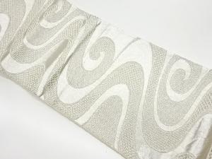 リサイクル　流水模様織出し袋帯